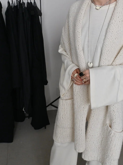 luxe knit 04 stole (baby cashmere)